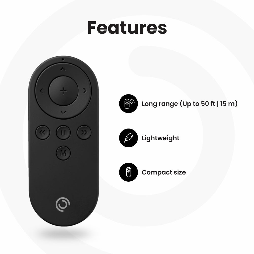 Pivo Remote Control - Lightweight Infrared Wireless Selfie Photo Shutter & Video Controller Clicker
