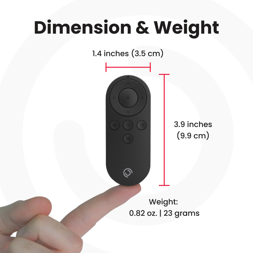 Pivo Remote Control - Lightweight Infrared Wireless Selfie Photo Shutter & Video Controller Clicker