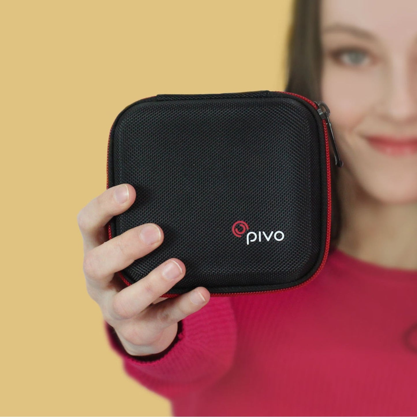 Pivo Travel Case Mini Hard Protective Shell Portable Lightweight & Durable Case Bag